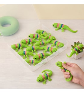 Kertenkele Tasarımlı Squishy - 12'li Paket - Yumuşak Oyuncak
