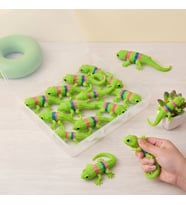 Kertenkele Tasarımlı Squishy - 12'li Paket - Yumuşak Oyuncak