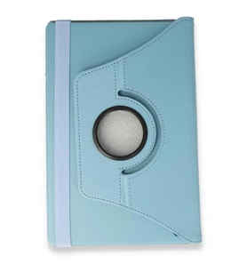 Galaxy Tab S6 Lite 10.4 inç P610 Dönen Standlı 360 Tablet Kılıfı Mavi