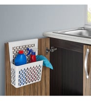 Porsima Org-52 Asılabilir Mutfak Banyo Dolap İçi Düzenleyici Organizer Deterjanlık - Beyaz