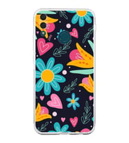 PrintiFy Huawei Y9 2019 ile Uyumlu Retro Color 1  Kamera Korumalı Şeffaf  Kılıf