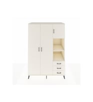Kronos Dolap 5 Raflı 3 Çekmeceli Tek Askılı 132x59x195 Aytaşı-Aytaşı/Aytaşı