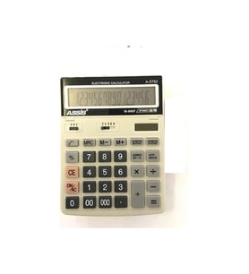 Cassa Elektronik Hesap Makinesi 16 Basamak Gri 16 Basamaklı Masaüstü Hesap Makinası