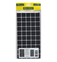 Pacific 6020 BL Yapışkanlı Keçe  20 mm X 20 mm Siyah