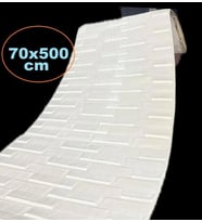 70x500cm 1 Adet 3,5 m2 Alan Kaplar Kendinden Yapışkanlı Beyaz Opak Ev Ofis  Duvar Paneli Kağıdı NW55