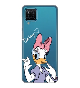 Samsung Galaxy A22/M22/M32 Uyumlu Ördek Desenli Şeffaf Telefon Kılıfı