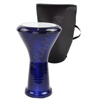 Fransua Dövme Döküm Mısır Darbuka Lacivert ( Kılıf Hediyelidir)