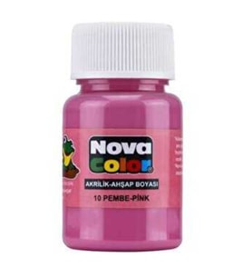 Nova Color Akrilik Boya 30 Ml Pembe - 4 adet