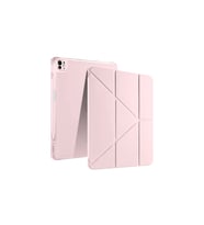 iPad PRO 13 2024 Uyumlu Kalem Bölmeli Akıllı Uyku Modlu Trifolding A2925 / A2926 Tablet Kılıfı