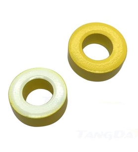Ferrit Toroid Ring - Demir Nüve Bobin - 23x14x10mm - Sarı Beyaz