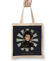 Edward Scissorhands Retro Japanese Bez Çanta Uzun Saplı