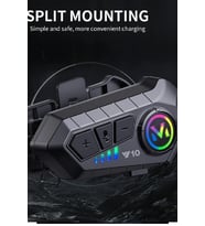 Y10 Kask Kulaklık Bluetooth Motosiklet Kulaklık 5,3 Bluetooth Intercom Motorsiklet Kulaklık