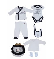 Beşiktaş Orijinal Bebek Hastane Çıkışı (Beyaz-Siyah)