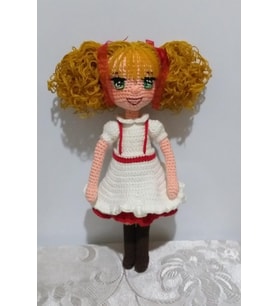 Şeker Kız Candy Bebek Amigurumi Organik Oyuncak