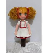 Şeker Kız Candy Bebek Amigurumi Organik Oyuncak
