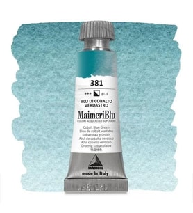 Maimeri Blu Tüp Sulu Boya 12 ml S4 No:381 Cobalt Blue Green