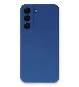 Galaxy S23 Kılıf Nano içi Kadife Silikon - Mavi