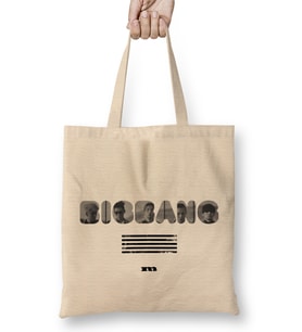 Bigbang Made Typography Bez Çanta Uzun Saplı