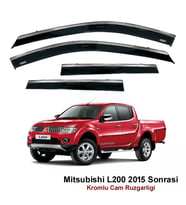Mitsubishi L200 Kromlu Cam Rüzgarlığı Niken 2015 Sonrası