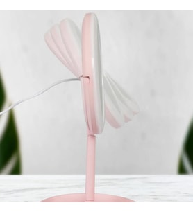 Dokunmatik Led Işıklı Usb Li Yuvarlak Masa Üstü Makyaj Aynası Güzellik Ledli Makyaj Aynası