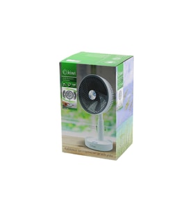 KİWİ KFAN-7618 USB ŞARJLI 5 İNÇ - 13.4CM MASA ÜSTÜ VANTİLATÖR 3 KADEME HIZ 5 PLS.KANAT AYARLI YÜKSEKLİK:20-28CM (5680)