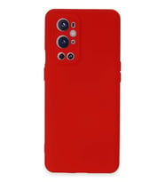 One Plus 9 Pro Kılıf Nano içi Kadife Silikon - Kırmızı