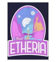 Etheria'yı Ziyaret Et She-ra Logosu Tablo Ahşap Poster Dekoratif
