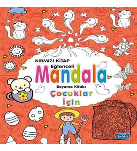 Çuklar İçin Mandala Kırmızı
