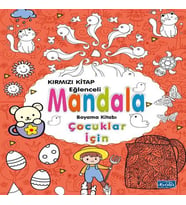 Çuklar İçin Mandala Kırmızı