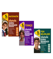 Tudem Yayınları 5. Sınıf Türkçe Matematik ve Fen Bilimleri Dinamik Soru Bankası Seti 3 Kitap