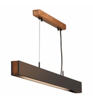 %100 Doğal Ahşap Sarkıt LED Linear