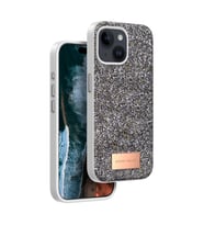Onegif Apple İphone 14 Bright Simli Kapak - Gümüş