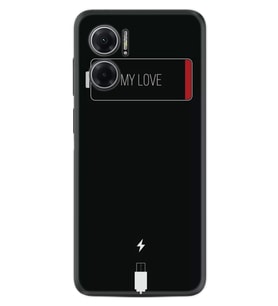 Xiaomi Redmi Note 11E Kılıf Resimli Desenli Baskılı Silikon My Love 1402