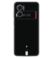 Xiaomi Redmi Note 11E Kılıf Resimli Desenli Baskılı Silikon My Love 1402
