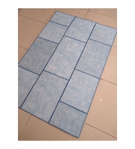 NORM HALI PATCHWORK 52-001 MAVİ DOKUMA ŞÖNİL HALI 120X180 CM