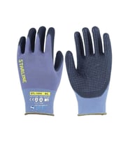 Starline STL-1004 SFT Nitril Kaplamalı İş Eldiveni - No 8(5 ad) (Siyah-Gri)