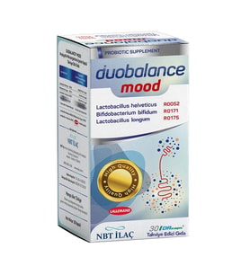 NBT İlaç Duobalance Mood Takviye Edici Gıda 30 Kapsül (Gri)