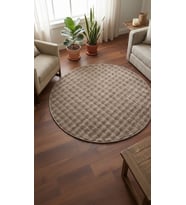 Dream Soft Yuvarlak Vizon Yumuşak Yüzeyli Kaymaz Makinede Yıkanabilir Halı