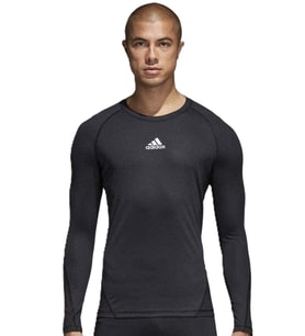 Adidas Climacool Alpaskin Sprt Long Sleeve Top BJK Uzun Kollu Pro Antreman Tişörtü Siyah