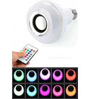 Lexroo Bluetooth Rgb Hoparlörlü Wifi Akıllı Ampul-Telefon Kontrol 1250