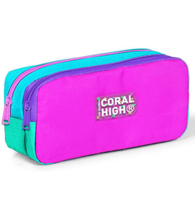Coral High Kız Çocuk Pembe Renk İki Bölmeli İlkokul Okul Kalem Çantası