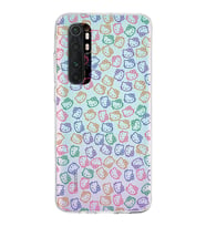 Xiaomi Mi Note 10 Lite Uyumlu Kapak Hello Kitty Tasarımlı Şeffaf Silikon Kılıf
