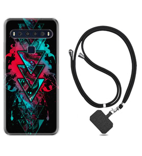 TCL 10L 10 Plus 10SE 20E 20SE 30 L7 Kılıf Boyun Askılı Silikon Down 1719