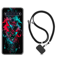 TCL 10L 10 Plus 10SE 20E 20SE 30 L7 Kılıf Boyun Askılı Silikon Down 1719