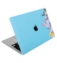 McStorey Macbook Air M2 Kılıf A2681 ile Uyumlu Laptop Sticker Koruyucu Kaplama Animal03 (Açık Yeşil)