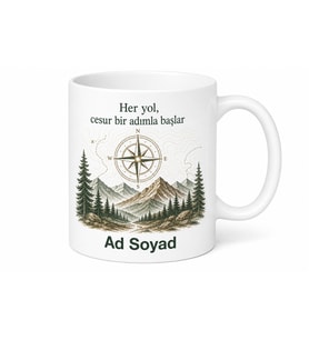 İsme Özel Kaşif Yazılı Kupa Bardak Hediye Özel Tasarım Baskılı Porselen Mug