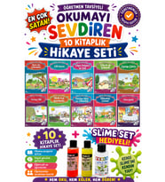 2.Sınıf Öğretmen Tavsiyeli Okumayı Sevdiren 32 Sayfa 10 Kitaplık Hikaye Seti (Slime Set Hediyeli)