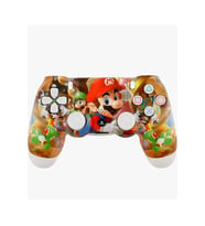 Playstation Dual-Shock 4 Uyumlu MARİO Desenli Ps4 Oyun Kolu Pc + Ps4