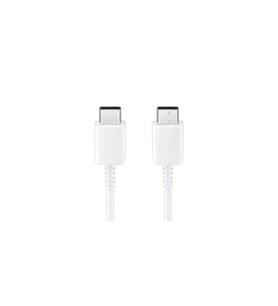 Samsung EP-DA705BWEGWW Şarj & Veri Aktarım Kablosu, Type C & Type C, Hızlı Şarj Teknolojisi, Beyaz