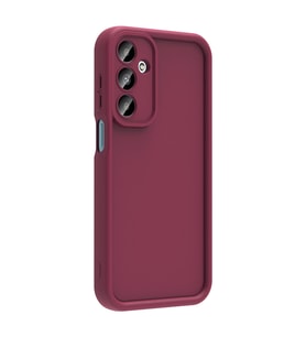 Galaxy A16 Kılıf Kamera Korumalı Ananas Silikon Kapak (Mürdüm)